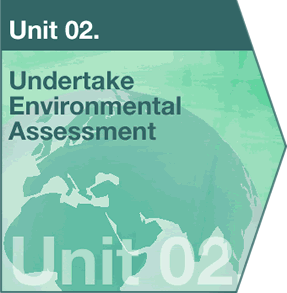 Graphic link:







Unit 02: Undertake Environmental Assessment